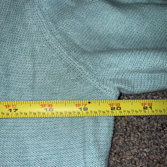 Old Navy Women's Blue /Green Long Sleeve Lightweight Pullover Sweater XL - Picture 5 of 6